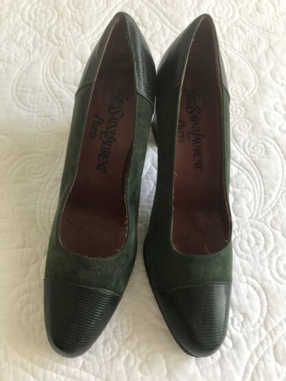 GREEN SUEDE SHOES